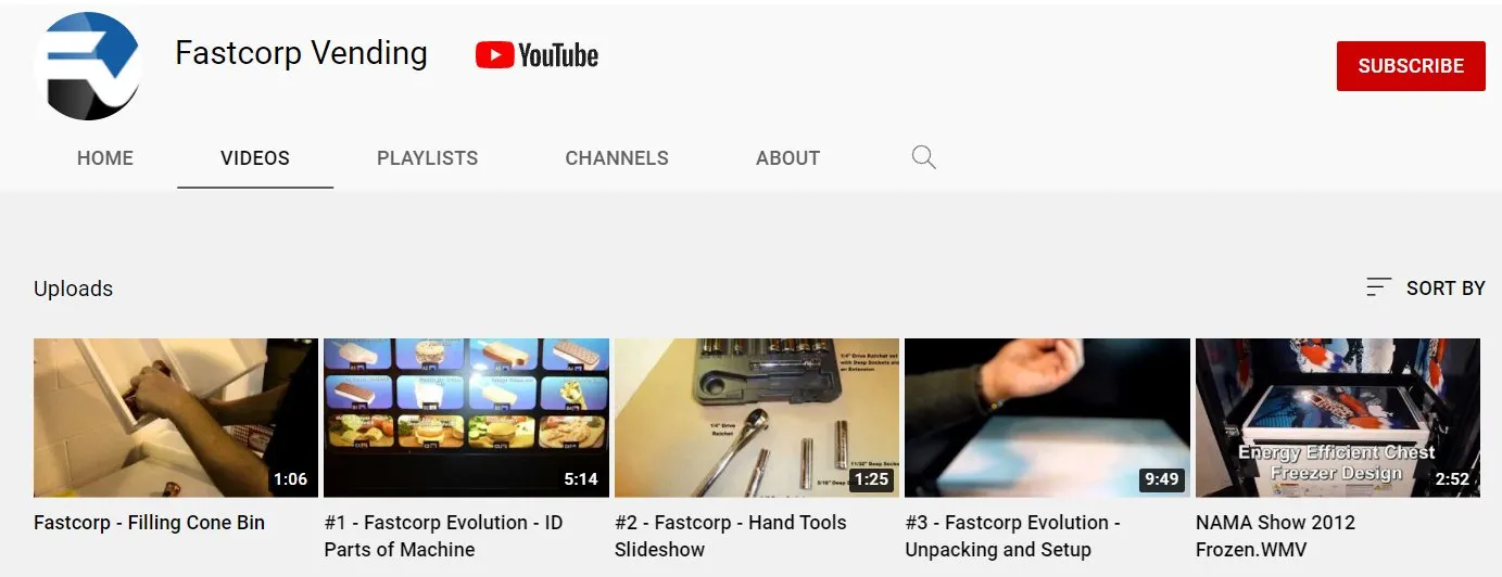 Follow Fastcorp on YouTube for training and tips on on our range of DIVI vending machines and legacy models including the Z400, F820 and F631