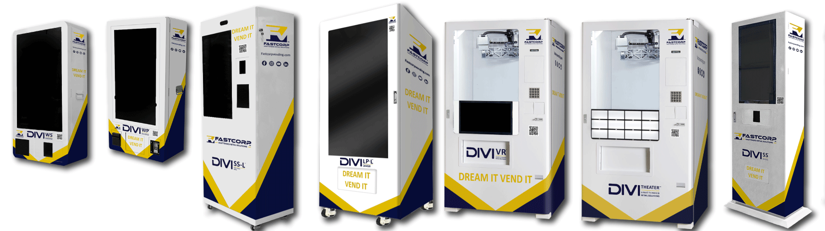 DIVI Vending machines for Vape, Ice Cream, Frozen Meat, Dippin Dots, Ammunition